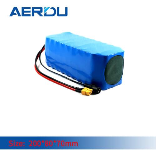 AERDU 13S3P 18650 48V 54.6V 10.5AH 782W 500W with bms Lithiumion battery pack for electric ebike scooter motorcycle 3500mah+xt60