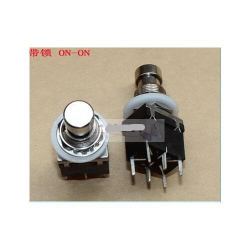 DPDT Momentary Soft Touch Push Button Stomp Foot Pedal Electric Guitar Switch