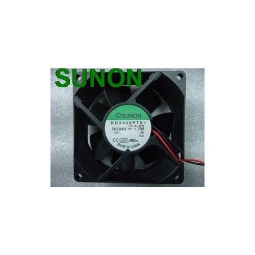 For Sunon KD2408PTS1 8CM 8025 80*80*25 mm Original 24V 1.7W inverter fan