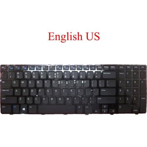 Laptop US Keyboard For DELL For Vostro 2521 For Inspiron 15R 5521 5537 3521 3531 3537 M531R 5535 For Latitude 3540 English new