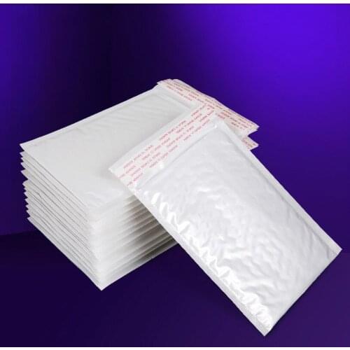 10pcs/lot White Paper Envelopes Wedding Party Invitation Greeting Cards Paper Gift bag Pearl Film Bubble Envelope Mailing Bags