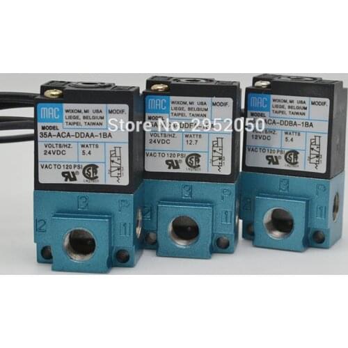 Mac type 35A-ACA-DDFA-1BA 24VDC high frequency solenoid valve for Drip molding machine Dispensing machine marking machine