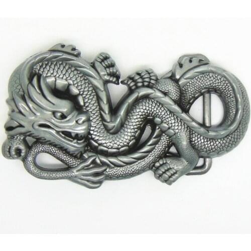 Zinc alloy material traditional dragon culture personality belt buckle men and women gift accessories