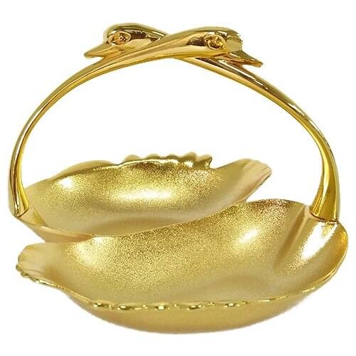 Metal Storage Tray Jewelry Display Plate Cosmetic Organizer Dessert Fruit Cake Nuts Plate for Home Party Wedding Decor