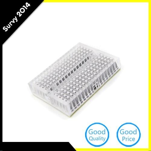 Mini Solderless Prototype Experiment Test Breadboard 170 SYB-170 Tie-points Transparent 35*47*8.5mm