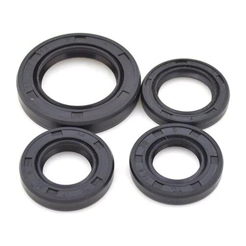 Motorcycle Full Complete Engine Oil Seal Rubber Gear Shaft Seal For GY6-50 GY6 50 139QMB Moped Scooter Dirt Bike TaoTao