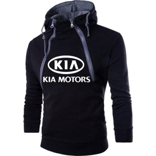 New 2021 Spring Autumn Men suits for KIA Car Logo Printed Sweatshirt cotton high quality Mens hoodies casual Sportswear G
