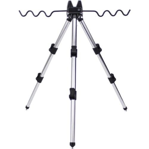 62/120cm Portable Fishing Rod Holder Adjustable Sea Fishing Bracket Universal Telescopic Lightweight Tripod Stand Stretchable