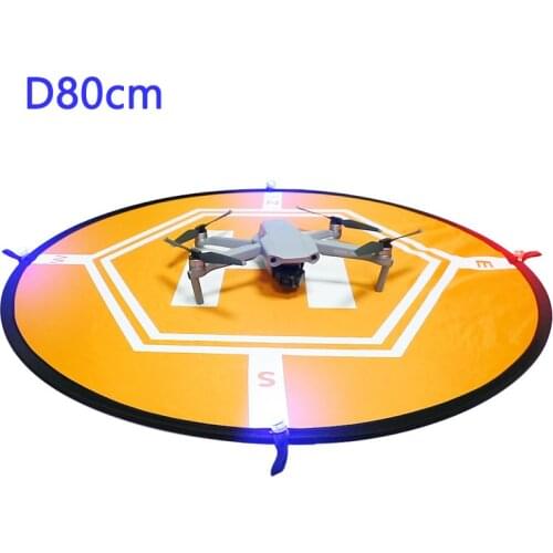 D80cm Drone Landing Parking Pad Glow in Dark for DJI Mavic Air 2/Mavic Mini/Mavic Pro/Mavic 2 Phantom Series