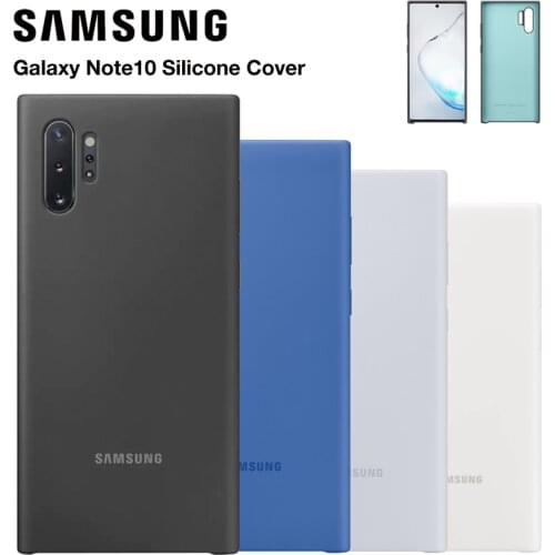 Samsung Official Original Silicone Case Protection Cover For Galaxy Note 10 Note10 NoteX Note 10 Plus Mobile Phone Housings
