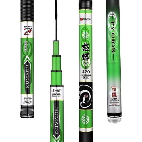 Telescopic high carbon ultra light super hard pole 19 tone 8H 2.4M 2.7M 3.0M 3.3M 3.6M 3.9 4.2M 4.5M model taiwan fishing rod