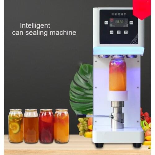 Can Seamer Intelligent can sealing machine Smart panel Beverage sealing machine milk tea coffee bubble drink bottle sealing