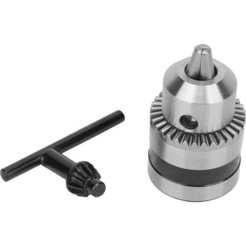 1.5-10MM B12 Drill Chuck Adapter Milling Tool Kit Key Type Drill Chuck Super Precision Drilling Machine Wood Working