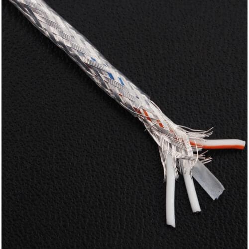 Audiophile Hifi Audio DIY 3 Core Silver-plated RCA Bulk Cable for Amplifier CD Player