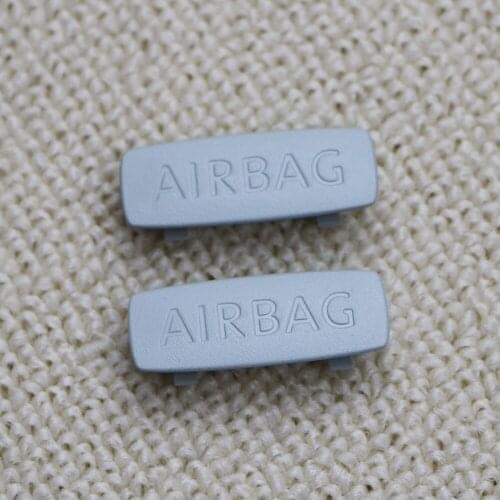 4Pcs AIRBAG Airbag A B C Pillar Insert Trim Cover Badge For CC Golf Jetta Passat Polo Touran 5G0853437 1K0853437 3C0853437