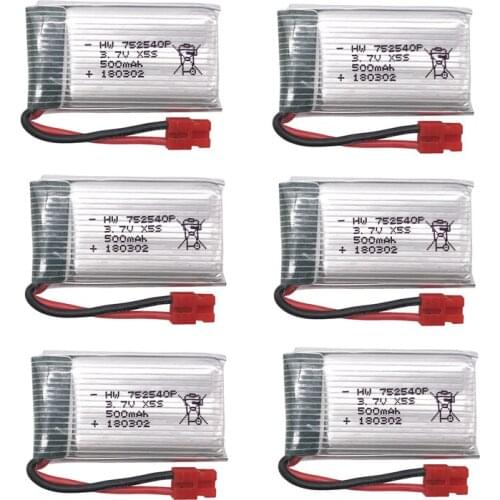 3.7V 500mAh Battery for Syma X5HW X5HC X5UW RC Quadcopter Drone Spare Part Lipo Battery For Syma X5HW X5HC X5UW Battery