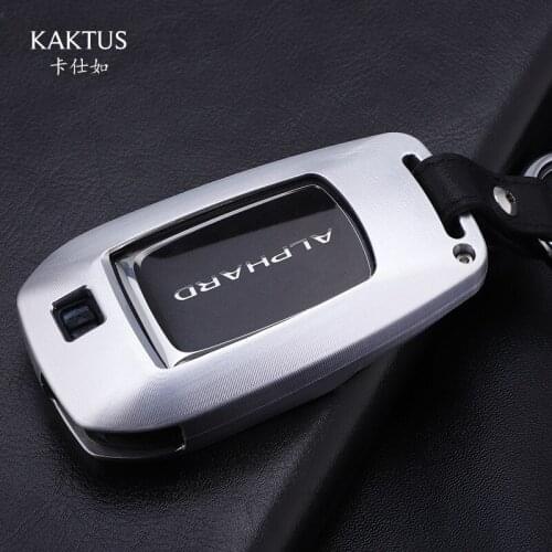 The Car Key Bag Fit for Toyota Elfavel Aluminum Alloy Key Case Protective Cover