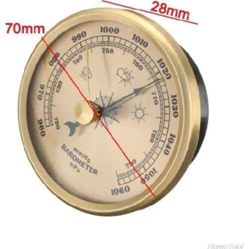 Household Barometer Pressure Gauge Weather Station Wall Hanging Atmospheric Multifunction Thermometer Hygrometer J18 21