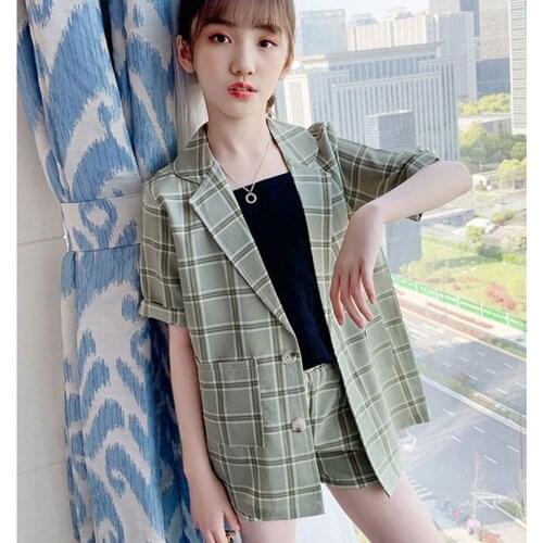 Big Sale Autumn Baby Girls Clothes Fashion Cotton Set Fashion Formal Suit For Girls Jackets+Pants 2 Pcs/Set ChildrenS Clothing