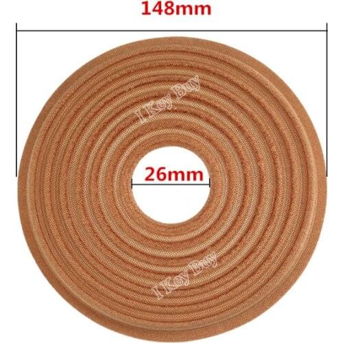 1 Pair 148mm Double Spider Speakers Damper DIY Woofer Subwoofer Speakers Bullet Wave Repair Kit Accessories Free shipping