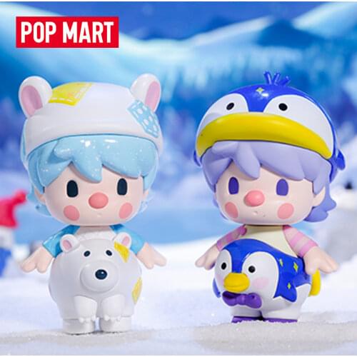Original Pop Mart Sweet Bean Animal Baby Series Blind Box Toy Figurines Can Be Designated Cute Anime Character Gift Surprise