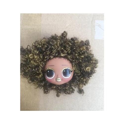 Fashion Sister Doll Head Toy lols Girl Doll Toy Head Gift DIY Princess Doll Toy Part Girl Fashion DIY Dressing Toy Head