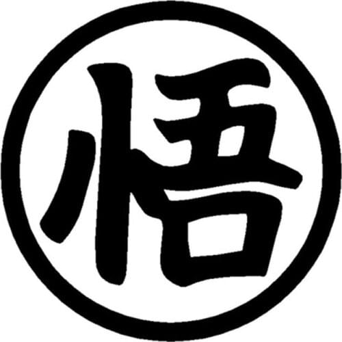 19x19cm Car Stickers Son Goku Creative Decoration for Fuel Tank Tablet Laptop Auto Tuning Styling Vinyls