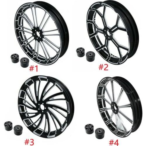 Motorcycle 18'' 21'' 23'' 26'' Front Wheel Rim Dual Disc Hub For Harley Touring Road King Street Glide Road Glide 2008-2020