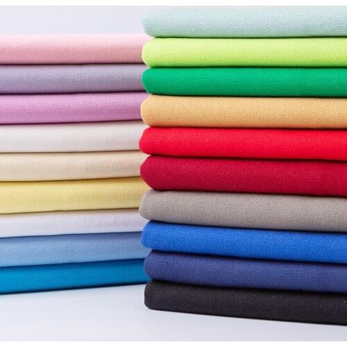 Solid Color Thicken Cotton Canvas Fabric for Sofa Bags Furniture Home Decor Quilting Fabric by the Half Meter