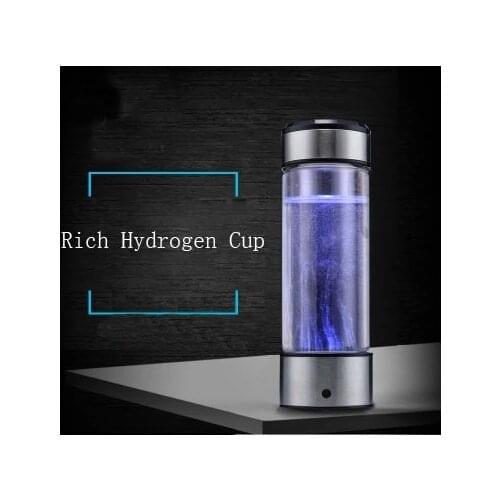 Rechargeable Hydrogen Rich Water Generator Electrolysis Energy Antioxidant ORP H2 Water Ionizer Anti Aging Healthy Bottle