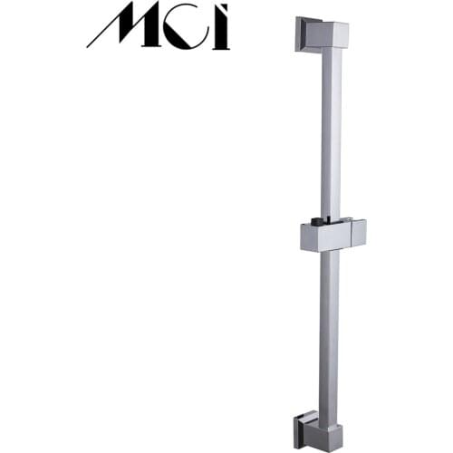 Stainless Steel Shower Sliding Bar Shower Head Rail slider Holder ABS Sliding Bar Head Holder Bathroom Adjust Heigh Mci