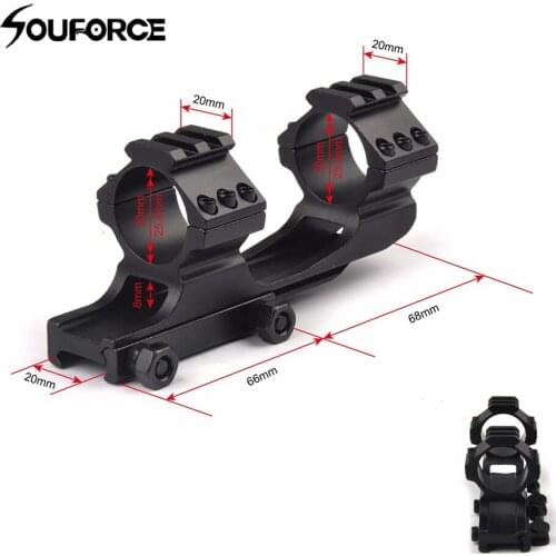 High Quality Quick Release 25.4/30mm Heavy Duty Scope Mount Ring fit 20mm Picatinny Weaver Rail for Hunting Accessories