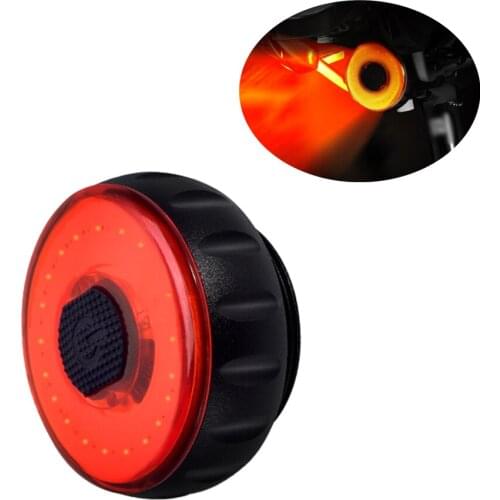 Bicycle Tail Light Smart Sensor Brake Warning Light Mountain Bike Light USB Charging LED Riding Tail Light
