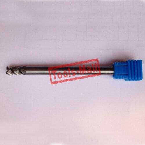 1pc 4mm D4*20*D4*75 HRC50 3 Flutes Milling cutters for Aluminum CNC Tools Solid Carbide CNC flat End mills Router bits