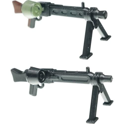 20 Pcs/Lot Wholesale Military Series 2 Colors Weapons Guns Rifle Submachine MOC Part Building Blocks Bricks Toys B249