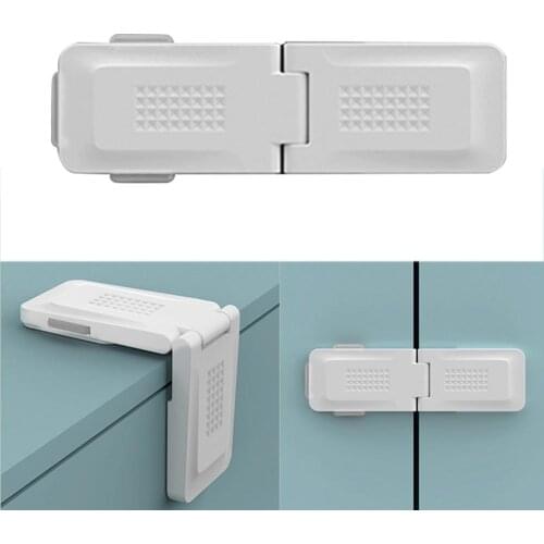 3pcs/set Baby Safety Drawer Cabinet Lock Children Security Plastic Protector Lock For Toilet Wardrobe Baby Security Blocker Lock