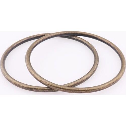Bronze Color O Buckles Alloy O buckles Large Strong Metal Belt buckles Round O Rings Strap Buckles Bag Hardware