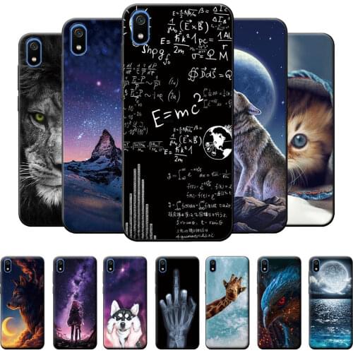 For Redmi 7A Case TPU Cover For Redmi 7A Silicone Soft Back Cover Phone Case For Xiaomi Redmi 7A Flower Protective Case Redmi 7A