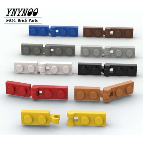 60Pcs/30 Pairs MOC 1x2 Plates Special Building Blocks High-Tech Particles 63868 fit for 60478 Educational Creative Children Toys