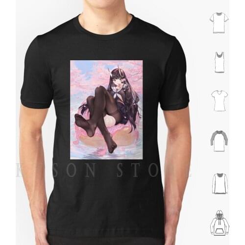 Noshiro-Azur Lane T Shirt Men Cotton Azur Lane Anime Azur Lane Atago Manga Akagi Enterprise Waifu Azur Lane Peeker