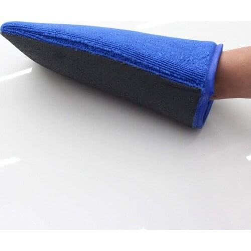 Car Care Clay Mitt Fine Grade Detailing Clay Bar Mitt Vehicle Surface Prep Mitt Finish Glove Eraser Mitt Detailing Tool