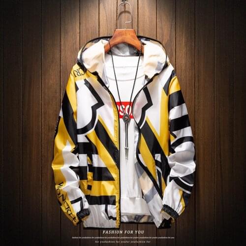 Windbreaker jacket male M-5XL 2021 autumn fashion jacket men hooded casual jacket men jacket coat men zipper thin jacket