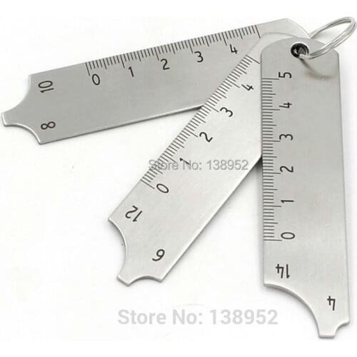 3pcs key set MIG/TIG/STICK weld gage weld seam gauge weld inspection tool