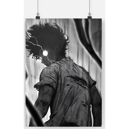 Wall Art Canvas Home Decor Painting Mob Psycho 100 Shigeo Kageyama Print Modern Posters Cuadros Modular Pictures Living Room