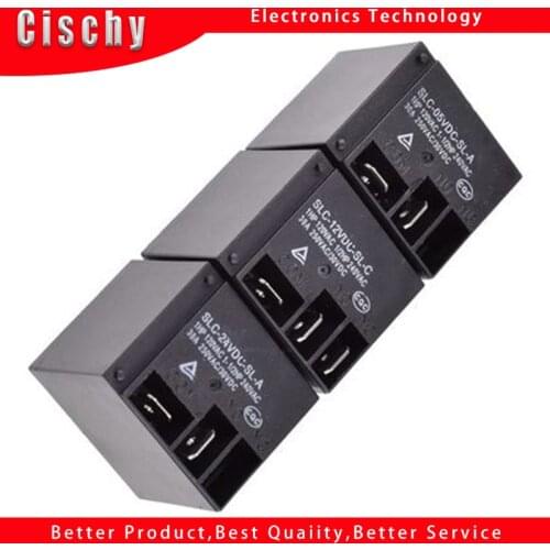 5pcs/lot Relays SLC-05VDC-SL-A SLC-12VDC-SL-A SLC-24VDC-SL-A 5V 12V 24V 30A 4pins T91 Original Relay
