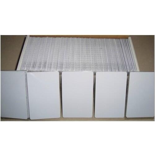 PVC 13.56MHZ&125KHZ RFID Smart IC ID Composite Cards With F08 & EM4100 Chip 2 in 1 Card For Access Control system