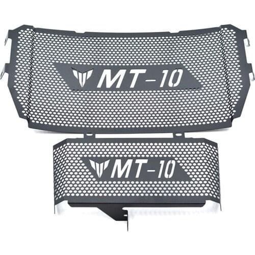 The color of black Motorcycle Accessories Radiator Guard Protector Grille Grill Cover For YAMAHA MT10 MT-10 MT 10 2016-2017