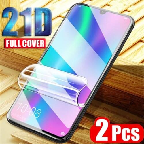2PCS Full Cover Protective Film For iPhone 11 Pro Max Screen Protector For iPhone 7 8 6 6S Plus XR X XS Max Soft Hydrogel Film