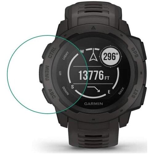 Tempered Glass Protective Film Clear Guard Protection For Garmin Instinct GPS Sport Watch Smartwatch Screen Protector Cover