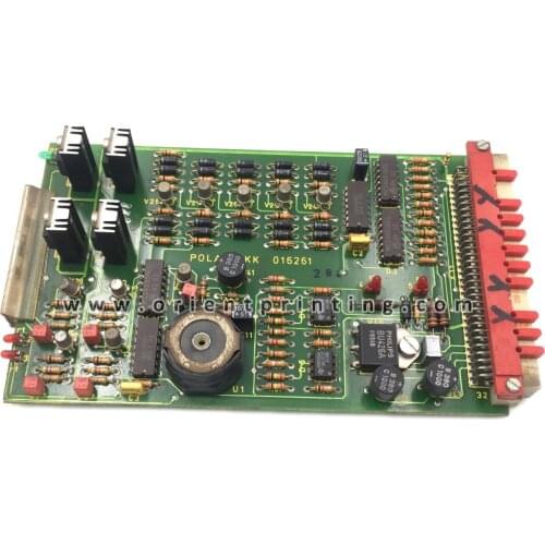 016262 Polar 76EM Cutting Machine KK Card 016262 Offset Spare Parts